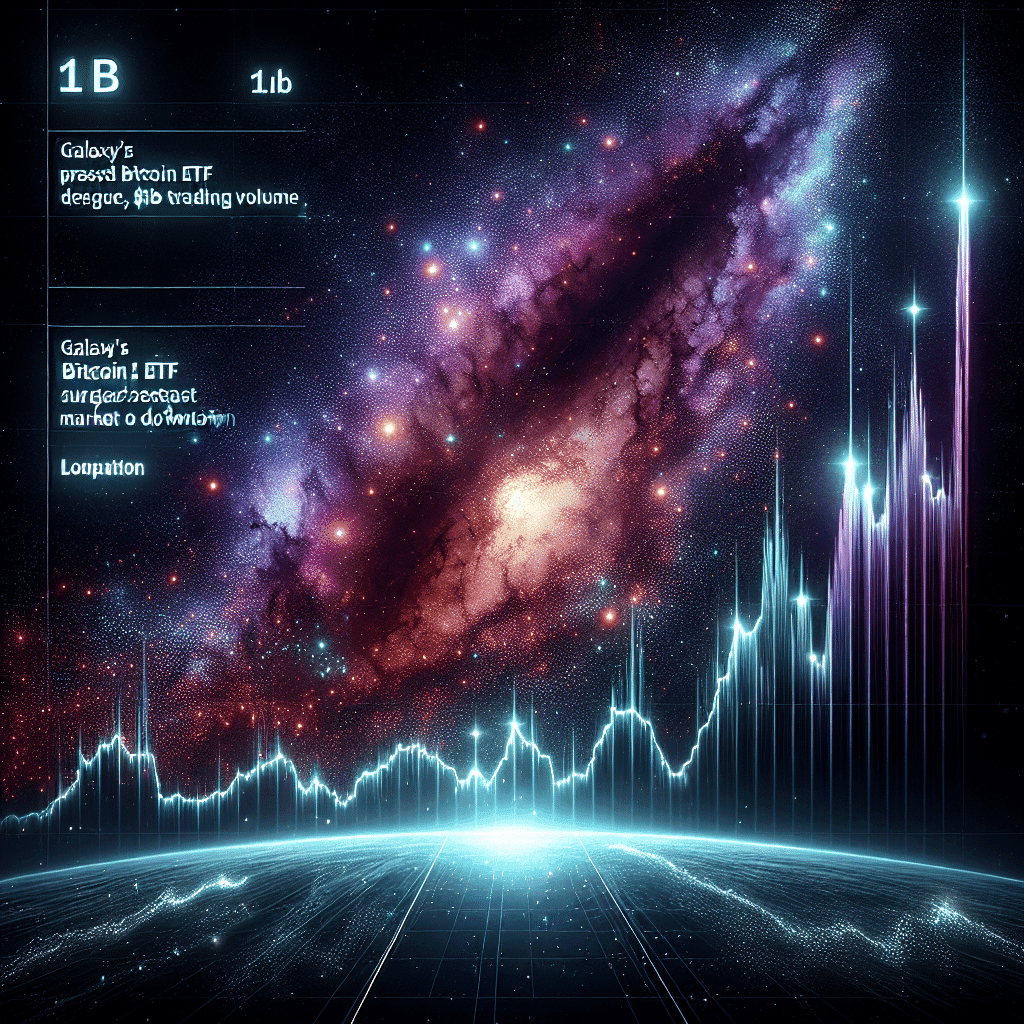 Galaxy's Bitcoin ETF Surges Past $1B Trading Volume Despite Market Downturn