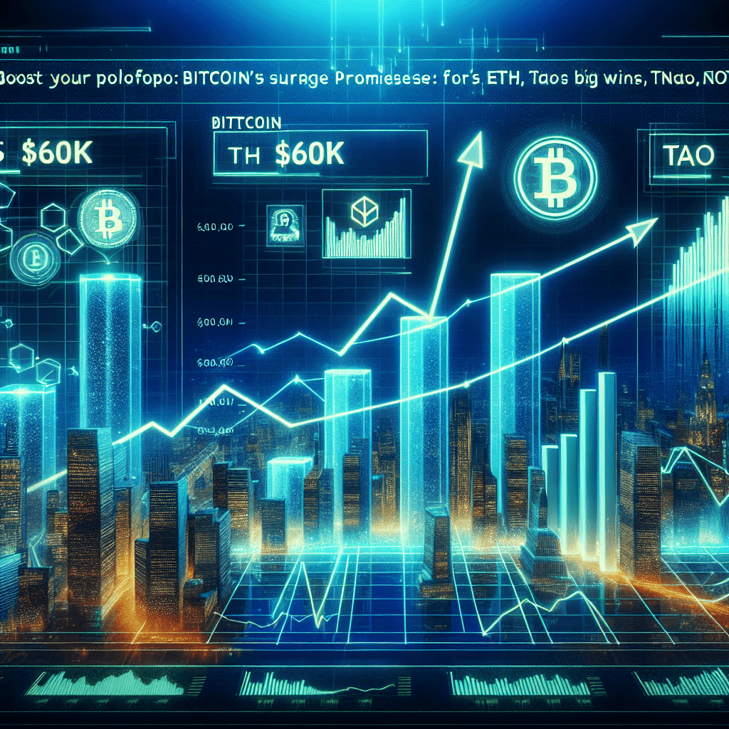 Boost Your Portfolio: Bitcoin's Surge to $60K Promises Big Wins for ETH, SUI, TAO, NOT