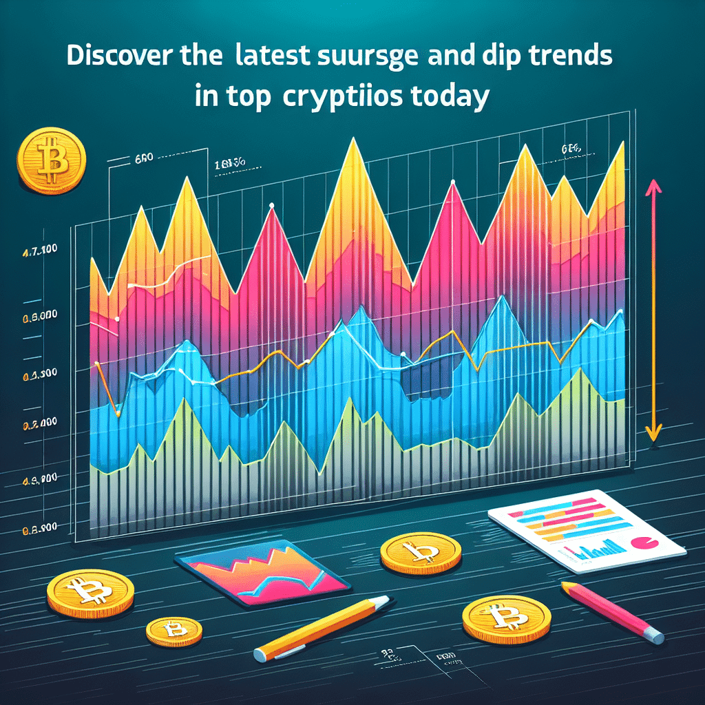 Discover the Latest Surge and Dip Trends in Top Cryptos Today