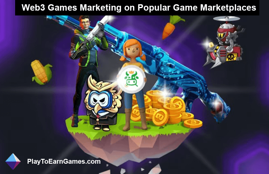 Marketing de jogos da Web3 em mercados de jogos populares