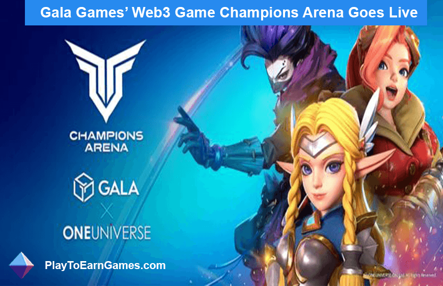 Web3 Game Champions Arena da Gala Games vai ao ar