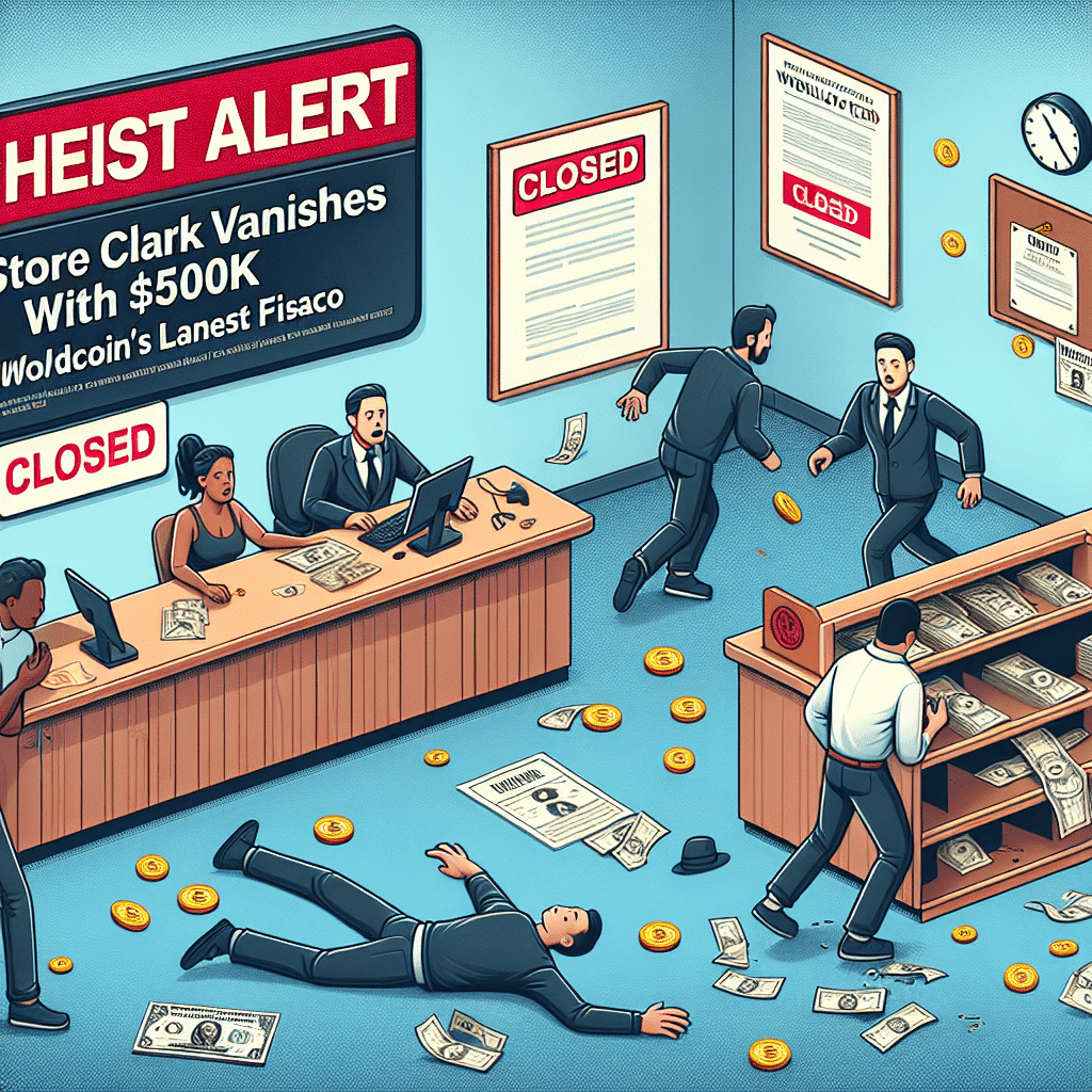 Crypto Heist Alert: Store Clerk Vanishes with $500K - Worldcoin's Latest Fiasco