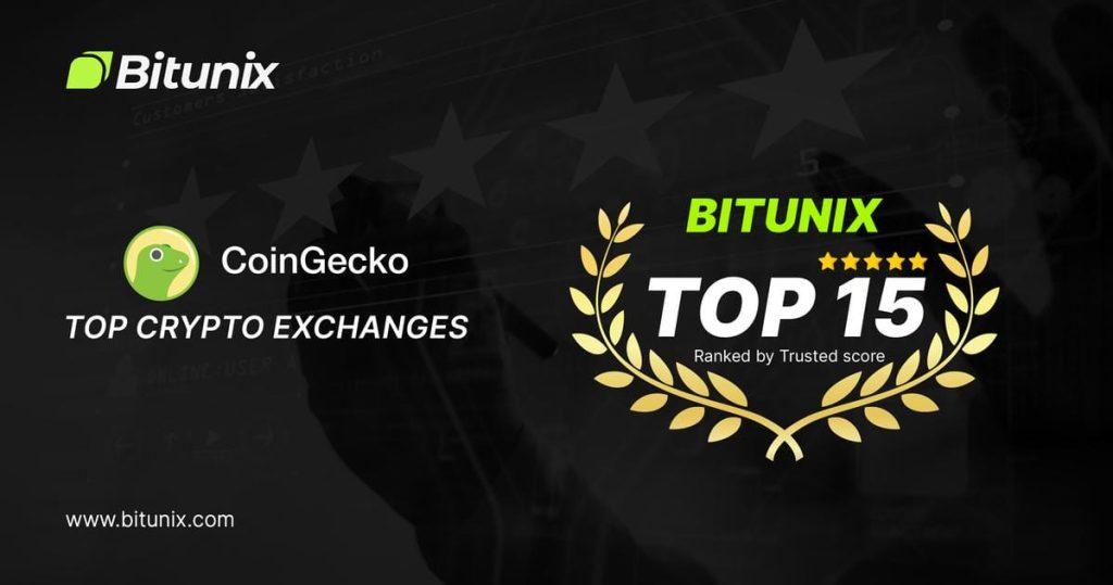 Bitunix Shatters Expectations by Landing in Top 15 on CoinGecko in Just One Week