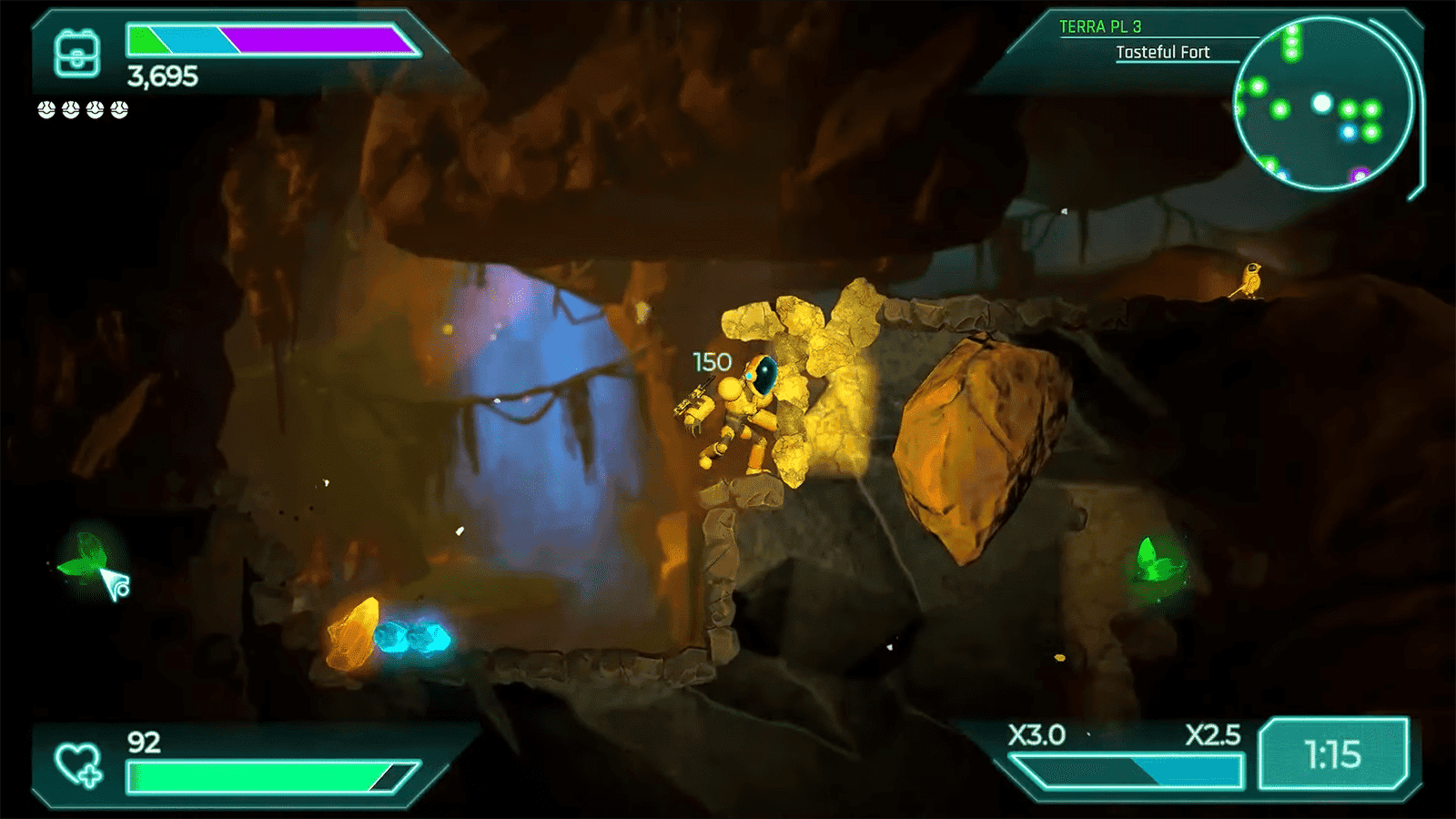 Mines of Dalarnia é um jogo de ação e aventura 2D que usa DAR como token. Os jogadores podem colher e usar uma variedade de recompensas no jogo. Todos os ativos são NFTs