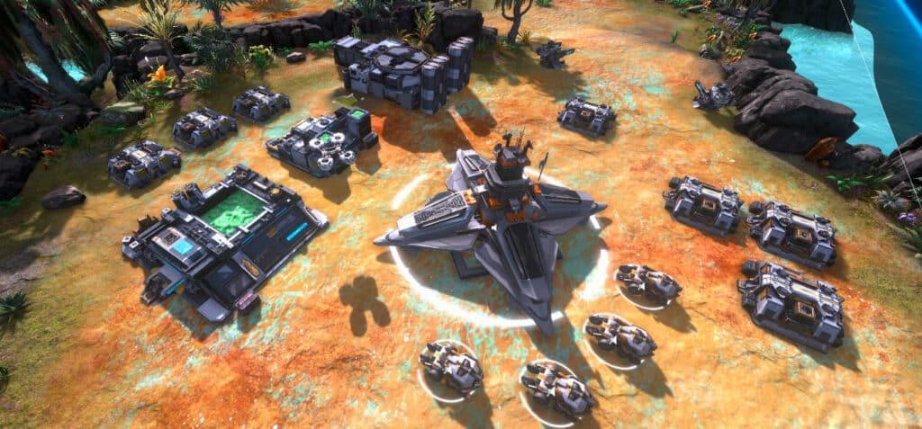Um jogo clássico de estratégia em tempo real (RTS) gratuito, no qual os jogadores reúnem recursos, lideram exércitos e entram em combate no mundo de ficção científica de Thalon.