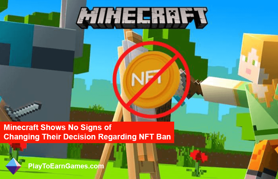 Minecraft não reconsiderará proibição de NFT