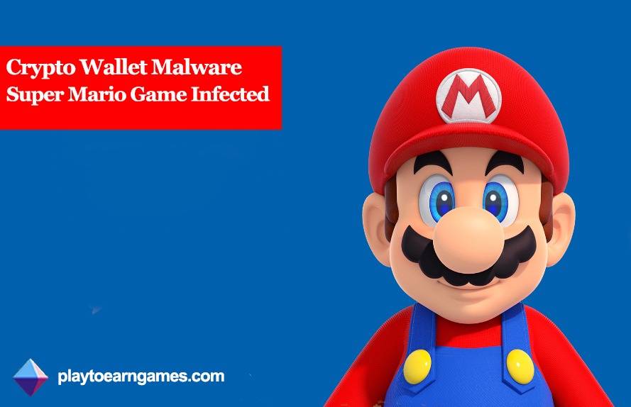 Malware de carteira criptográfica: jogo Super Mario infectado