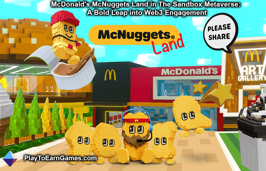Metaverso do McDonald&#39;s: McNuggets Land in The Sandbox