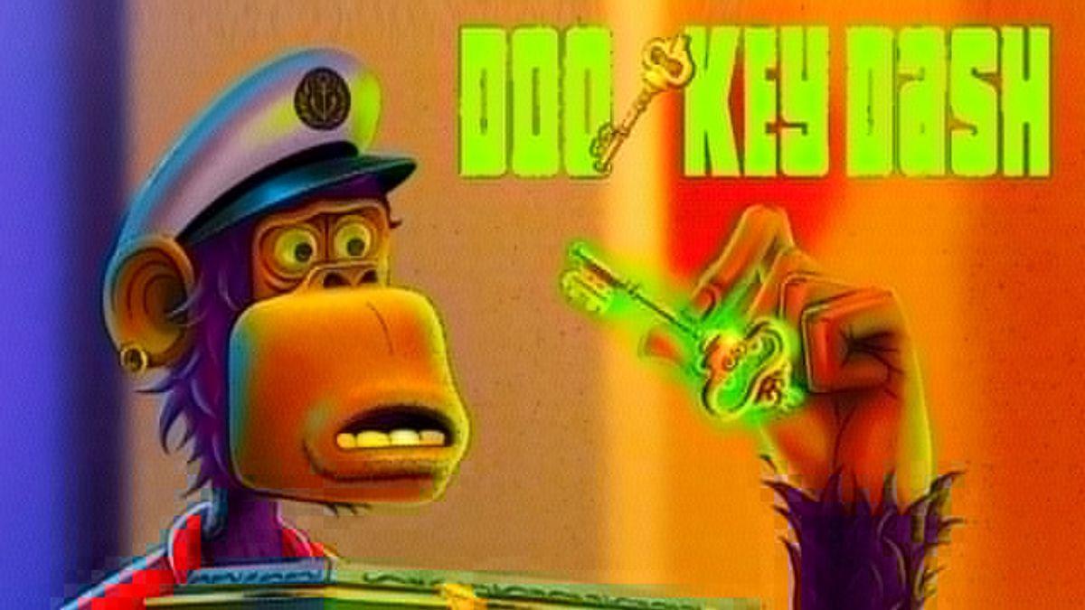Inspirando-se nos populares Bored Ape NFTs, o estilo artístico de Dookey Dash dá vida a esses macacos digitais únicos enquanto conquista níveis
