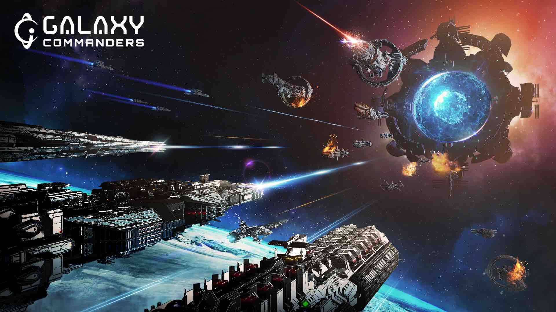 Galaxy Commanders - Jogo de estratégia em tempo real de ficção científica 3D