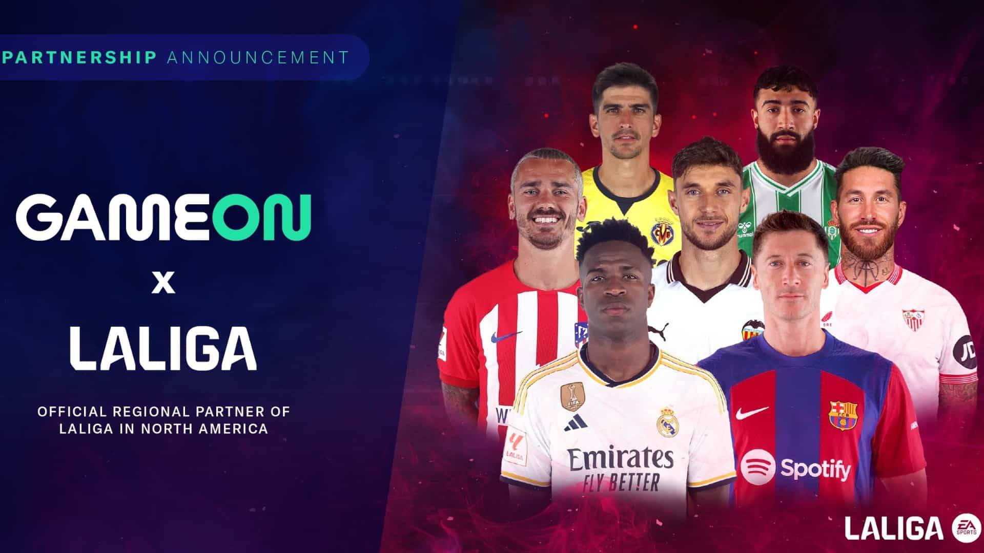 GameOn e La Liga North America revelam jogo de futebol de fantasia Web3 NFT