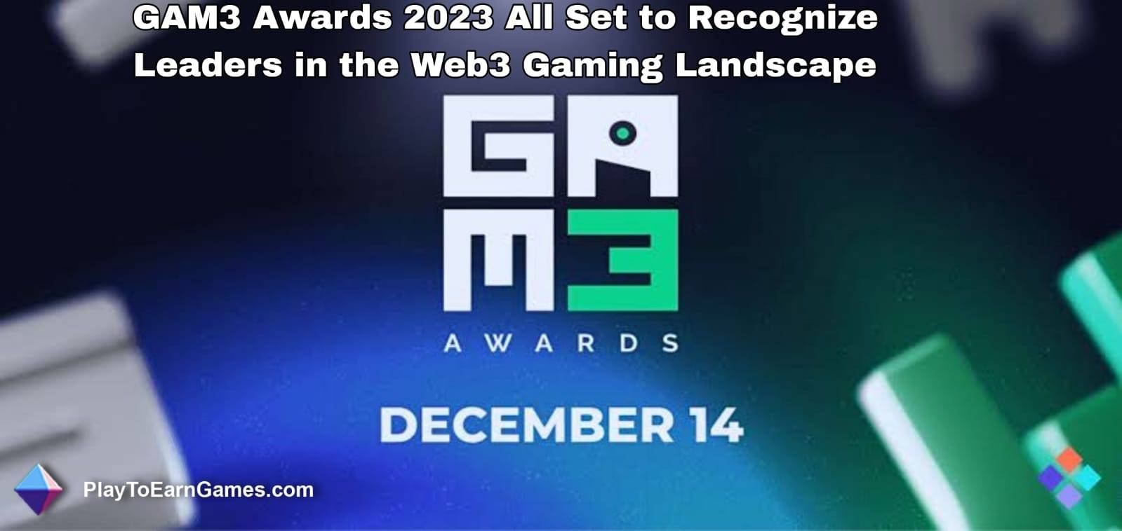GAM3 Awards 2023 pronto para reconhecer líderes no cenário de jogos da Web3