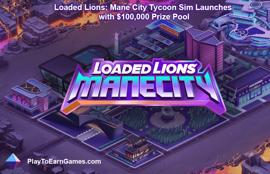 Loaded Lions: Mane City Tycoon Sim é lançado com prêmio total de US$ 100.000
